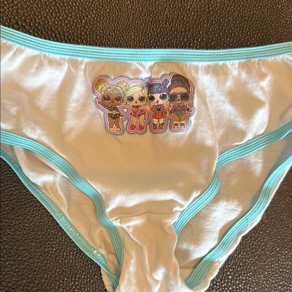 Kickee Pants Brown and Pink Floral Pajama Set and Underwears size 3-4T - Picture 5 of 9